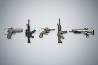 Mini Gun Keychains