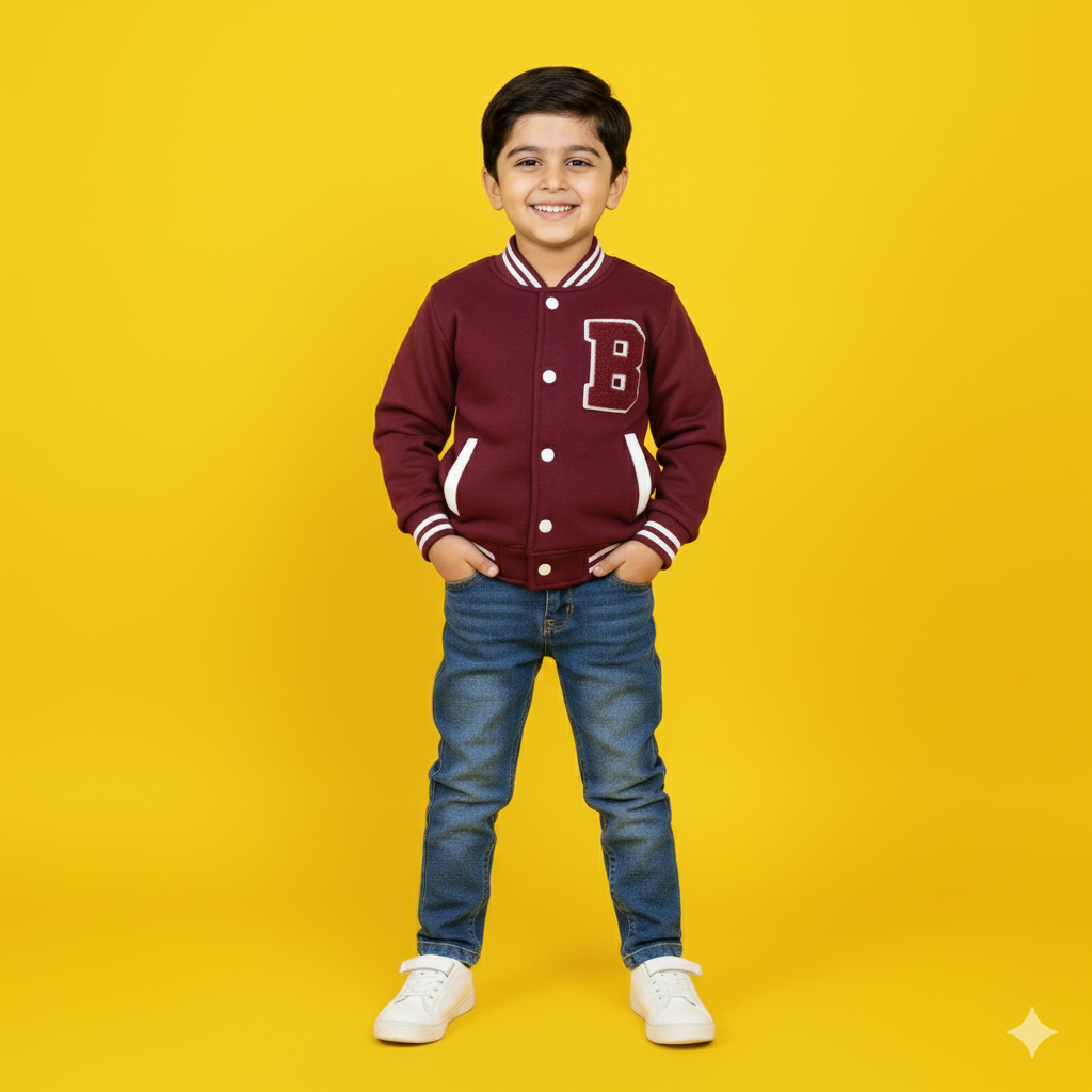 Maroon Varsity Jacket