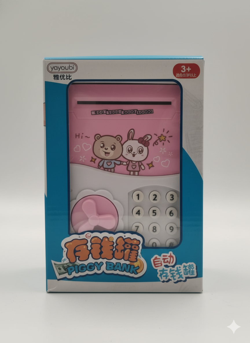 Electric Lock Kids ATM Machine