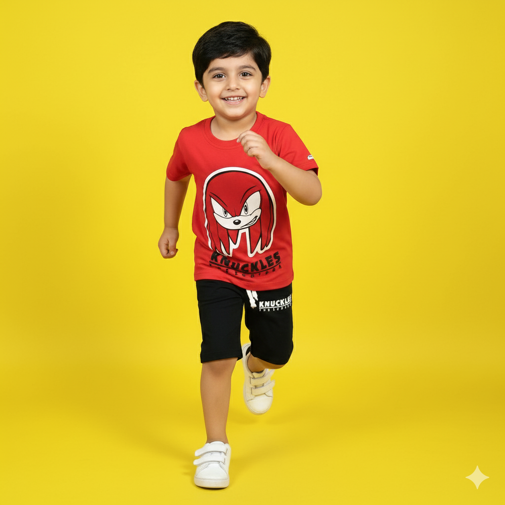 Knuckles Red Twinset