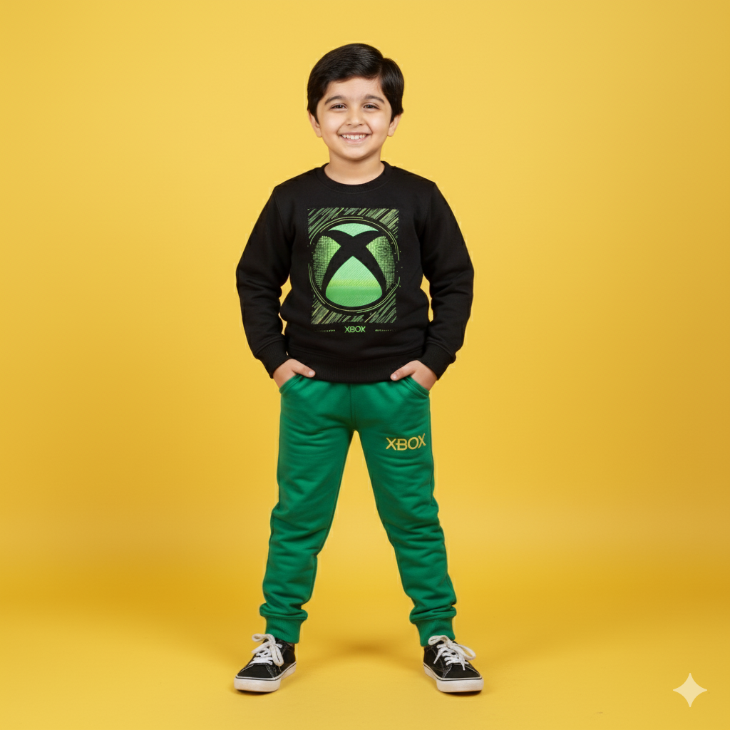 XBOX Black & Green Tracksuit