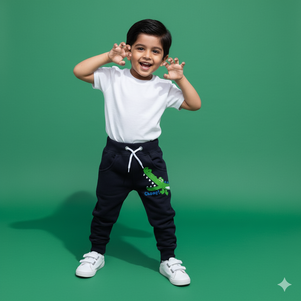 Croco Green Trousers