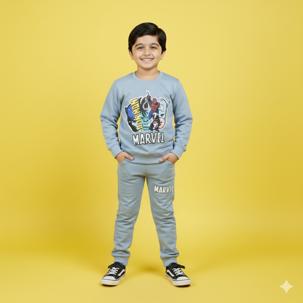 Marvel Sky Blue Tracksuit