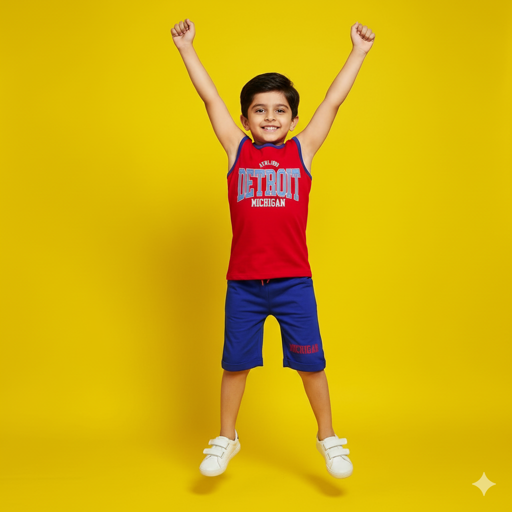 Michigan Red & Blue Twinset