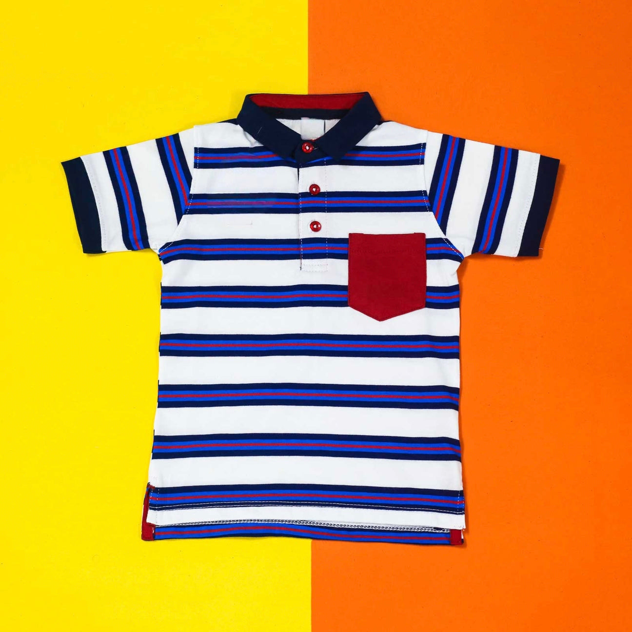 Blue & White Stripped Twinset