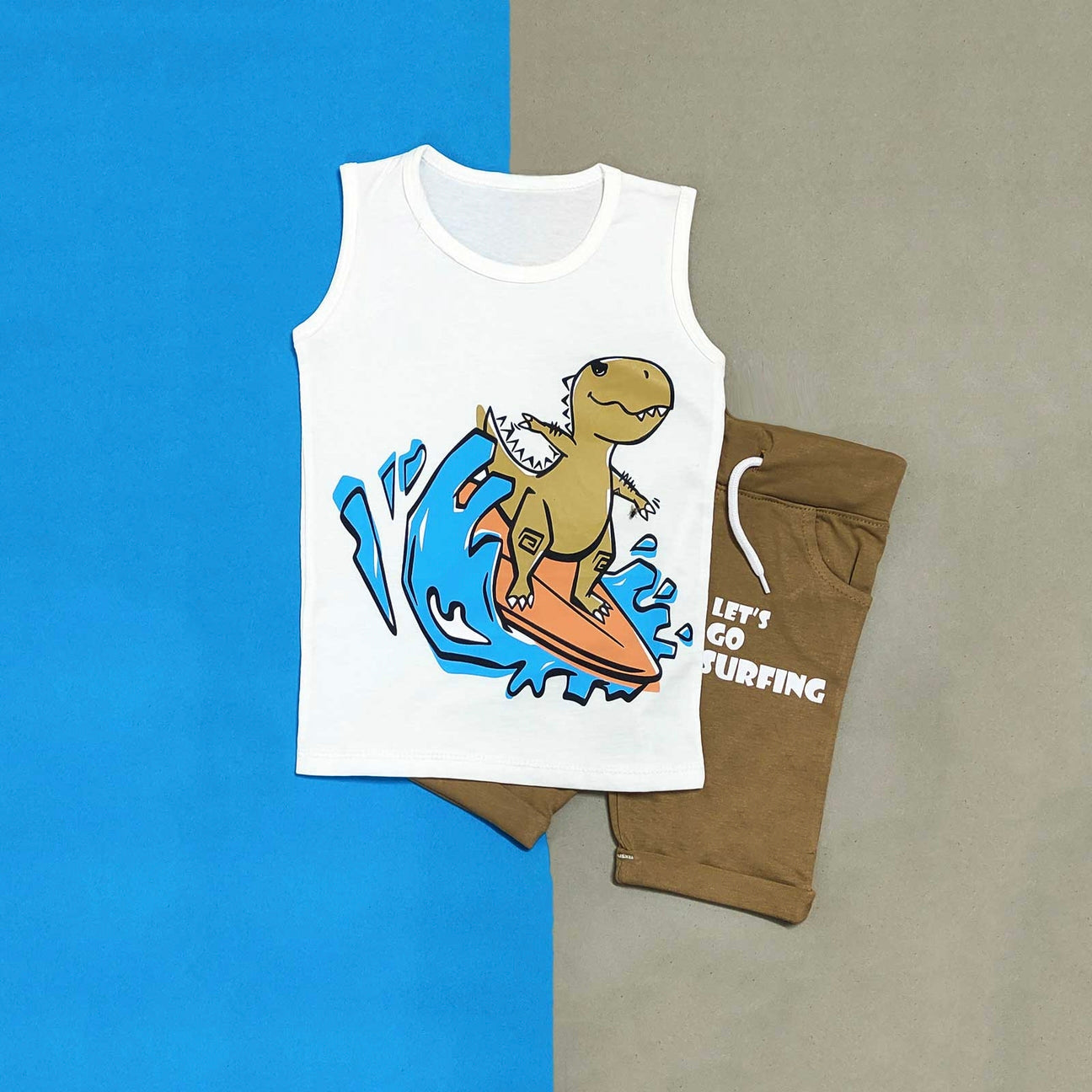 Dino Surfing Twinset