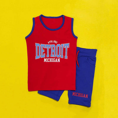 Michigan Red & Blue Twinset