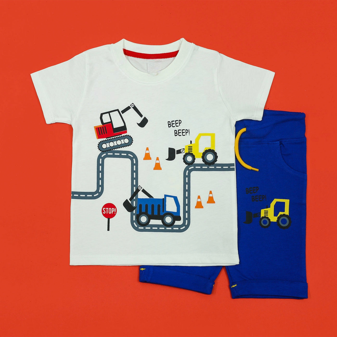 Trucks Blue & White Twinset