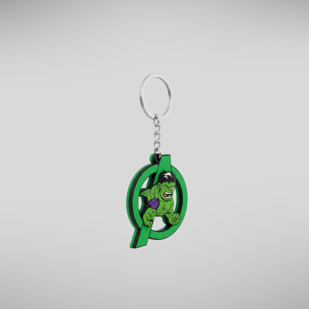 Hulk Spinning Keychain