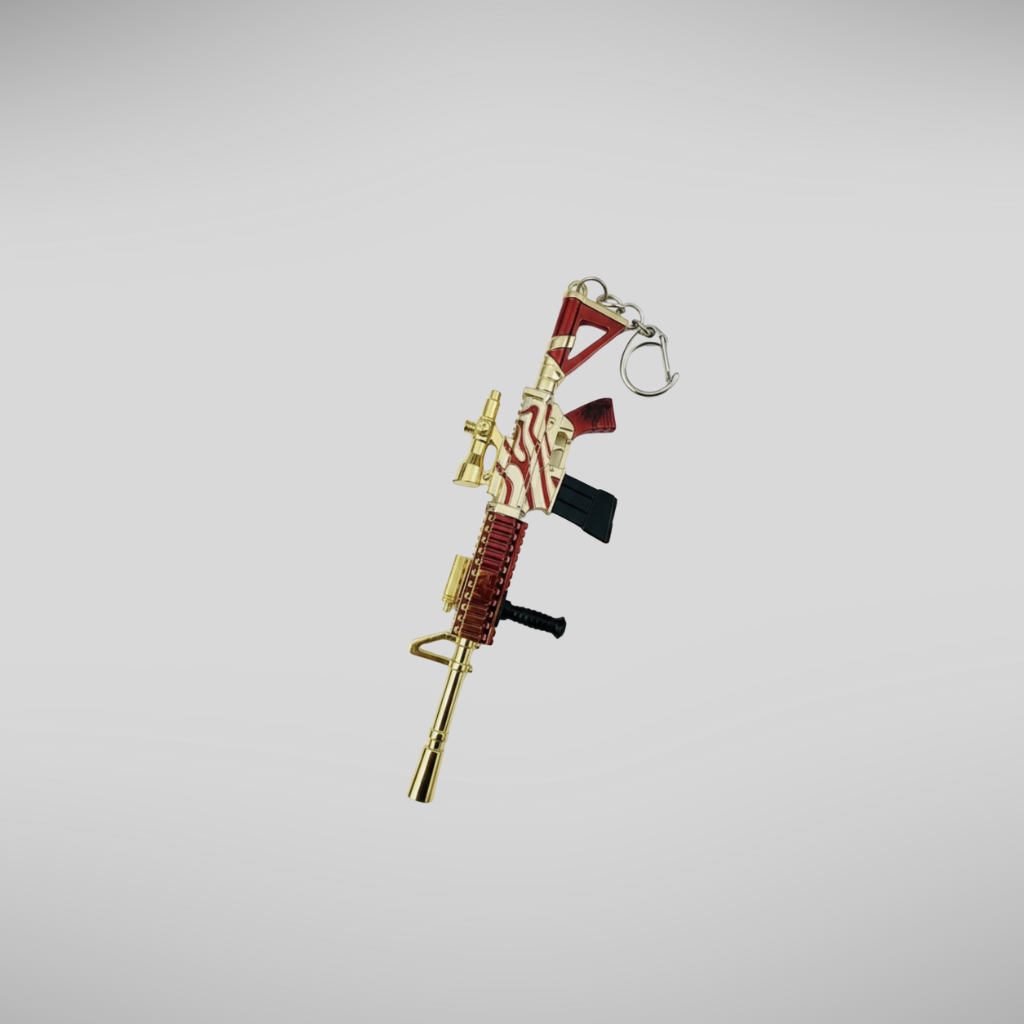 Crimson King Rifle Keychain