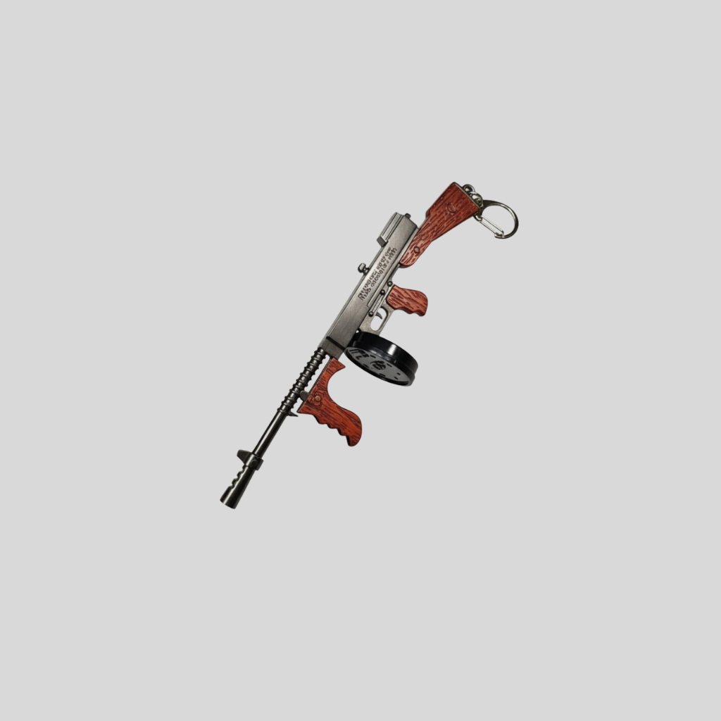 Tommy Gun Keychain